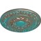 Ekena Millwork Sydney Ceiling Medallion (Fits Canopies up to 5 3/4"), 27 3/4"OD x 2"P, Copper Green Patina CM27SYCGS - alternate 2